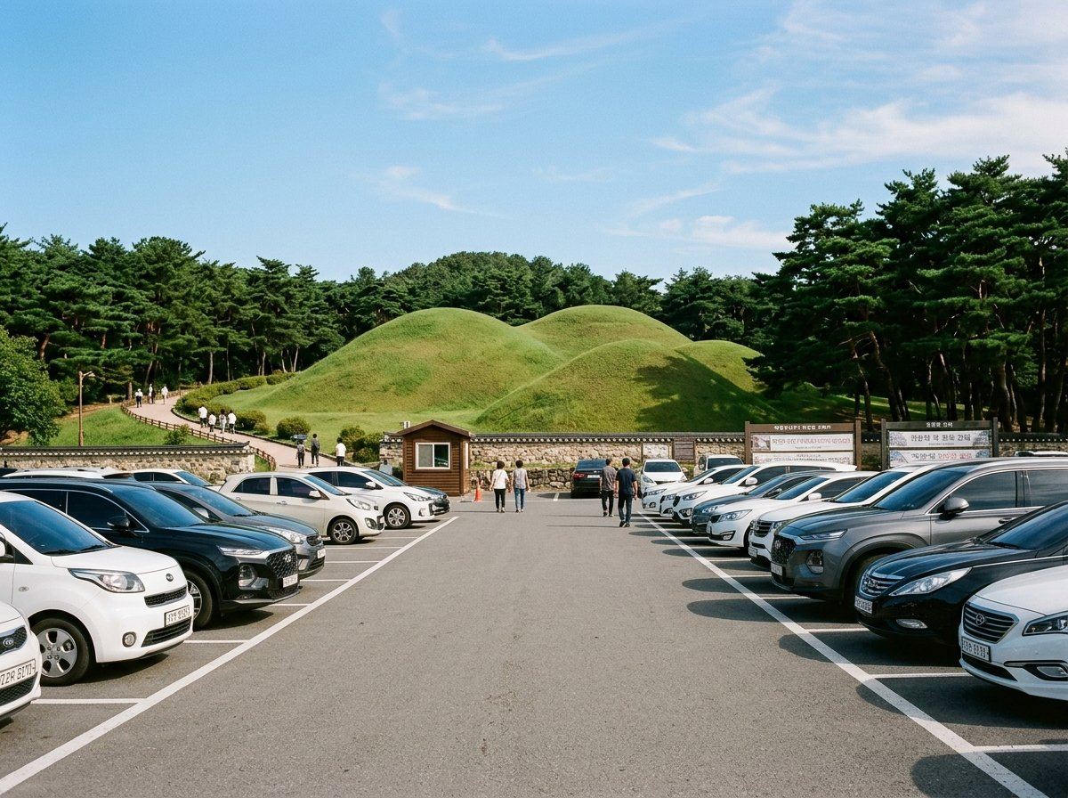 황리단길 대형 공영주차장